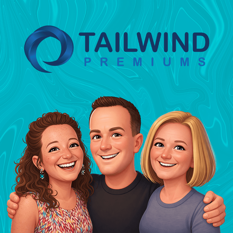 Team van Tailwind Premiums met portretten als symbool voor samenwerking en persoonlijke ondersteuning binnen een organisatie